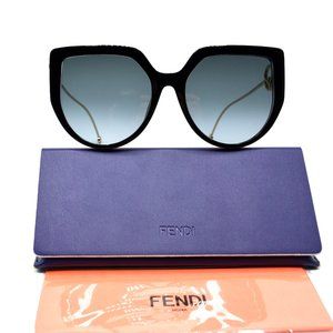 FENDI FF0428F/S 807 BLACK GREY AUTHENTIC SUNGLASSE